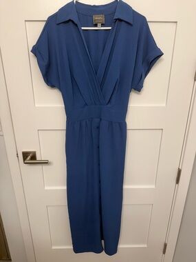 Ninety Blue Maxi Jumpsuit Dress